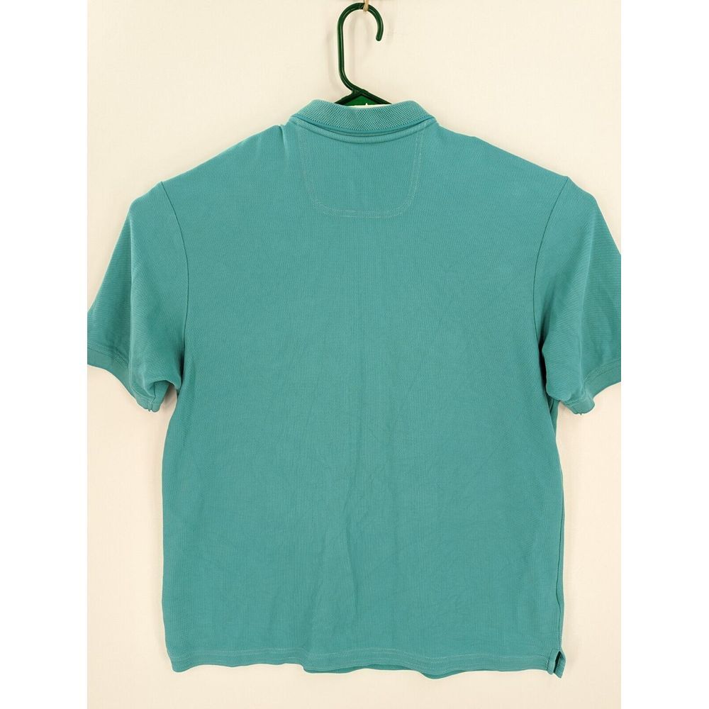 Tommy Bahama Supima Cotton Men's Teal Short Sleeve Marlin Polo Shirt, Size XL - Picture 8 of 9